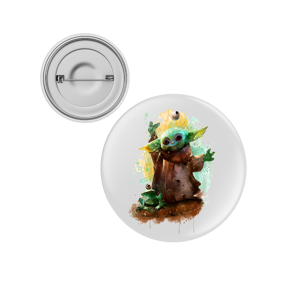 Mandalorian - Badge Grogu – Chez Clochette Boutique